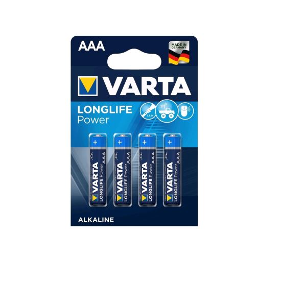Set baterii, AAA, 4 buc, Longlife Power, Varta 