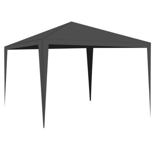 Prelata impermeabila pentru pavilion de gradina/terasa, PE, gri, 3x3x1.9 m