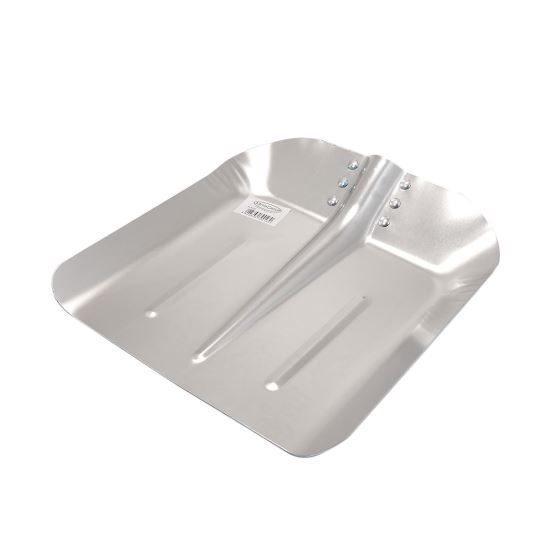 Lopata pentru zapada/cereale, aluminiu, gri, 35x35 cm, fara coada
