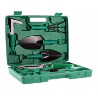 Unelte gradinarit, cu geanta transport, verde, set 10 piese, GardenLine