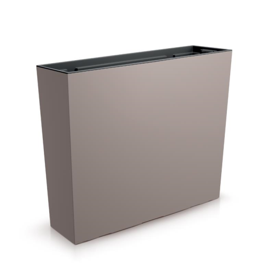 Jardiniera decorativa, cafeniu, 58x18x49.8 cm, Urbi Case