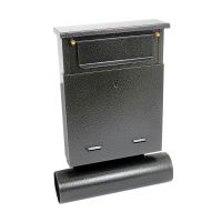 Cutie postala, cu loc pentru ziar, auriu, format B6, 23x6.5x33.5 cm, Damech