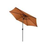 Umbrela gradina/terasa, cu inclinatie si manivela, maro, 3 m, Malatec 