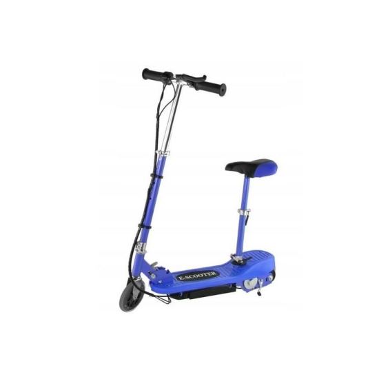 Trotineta electrica Scooter, cu scaun, 100-240V, albastru, max 12 km/h
